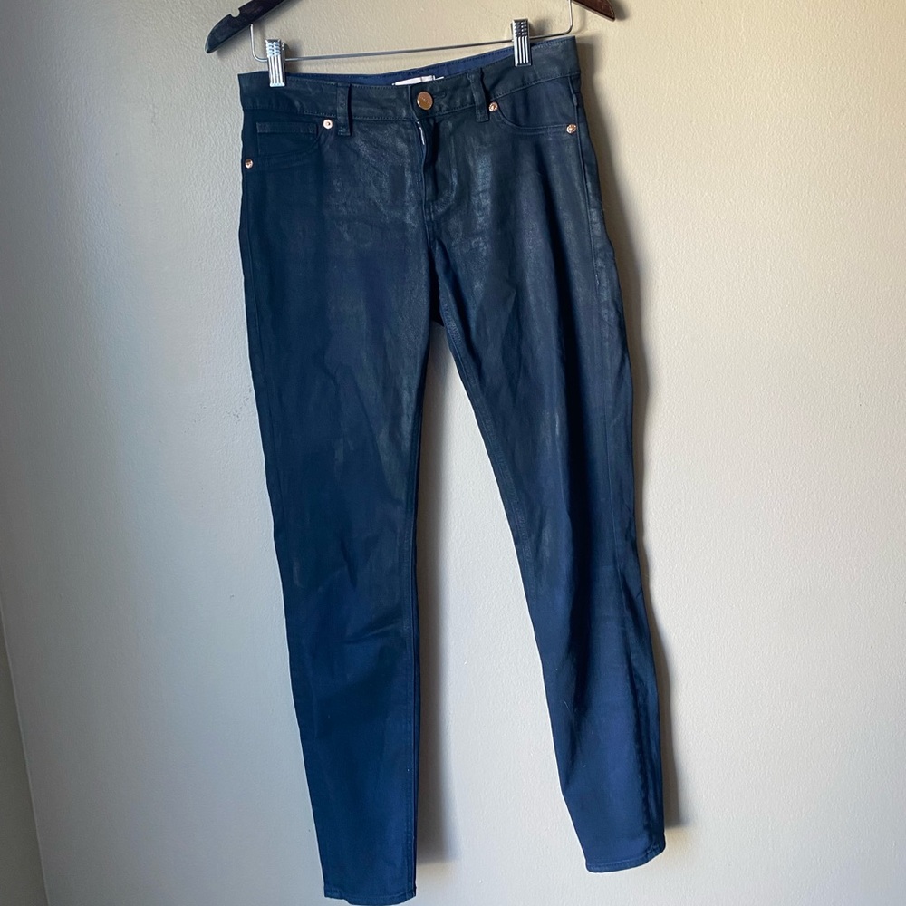 Ted Baker Metallic Coated Ombray Skinny Jeans - Picture 4 of 5